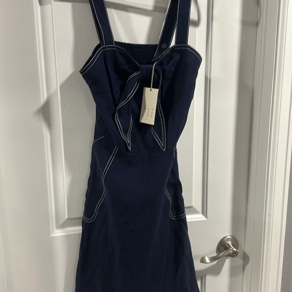 NWT A New Day Nautical Twist Tie Front Dress - Picture 10 of 13